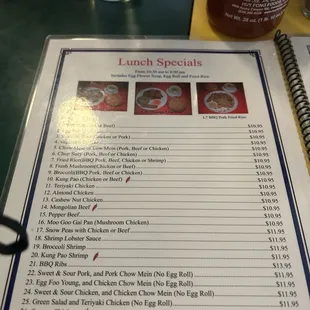 Lunch specials