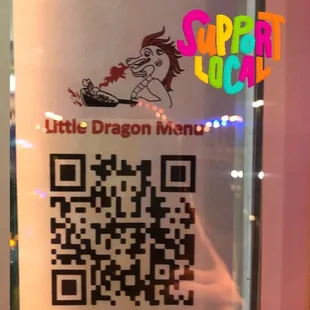 QR code menu