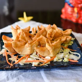 8 Piece Fried Crab Cheese Wontons