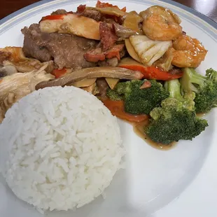 Happy Family and white rice