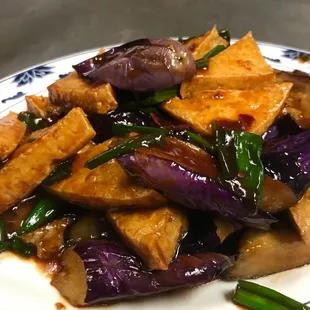 Eggplant with tofu