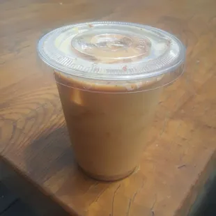 Iced coffee.