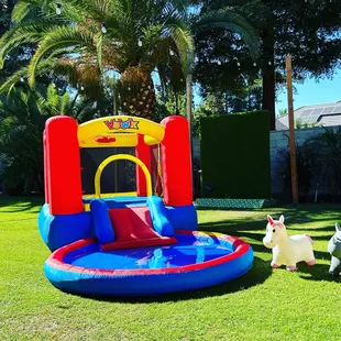 Baby bounce house with pool