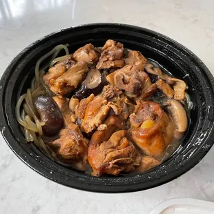 Stewed Chick with Mushroom