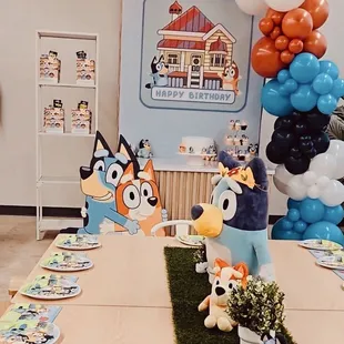 Bluey Theme Birthday Party
