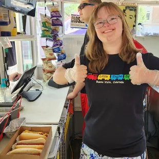 Our workers love preparing great food!