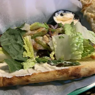 Gluten-free hoagie (pic is bad - hoagie was amazing)