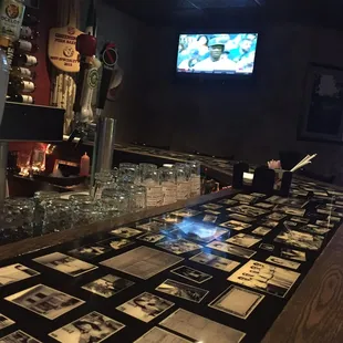 Small bar with a small seating area.