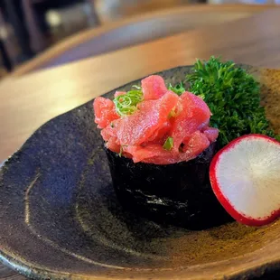 Free Minced Tuna Sushi