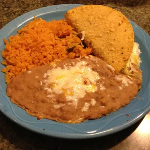 Beans and rice, side of the fiesta combo
