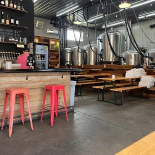 Indoor brewery/bar