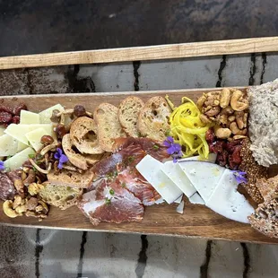 a platter of food