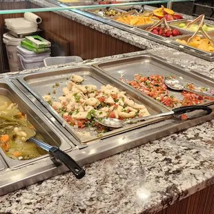 All of the food was fresh, hot and delicious!