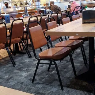 Seating and restaurant