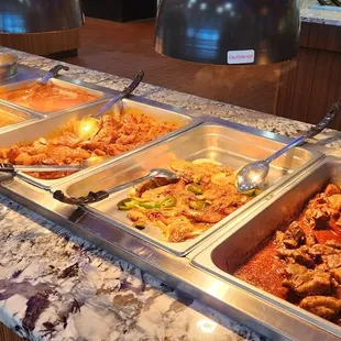 There are a surprising amount of ethnicities represented in this wonderful buffet!