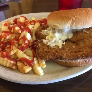 Fabulous Jumbo Fish Filet Sandwich
