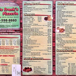Whole Menu