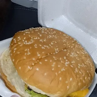 Burger charge u extra for cheese and mayo .65 cents each