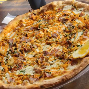 Who doesn't love kimchee and bacon!  Soo good!