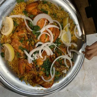 chicken mandi with double chicken