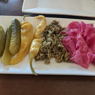 Assorted pickles