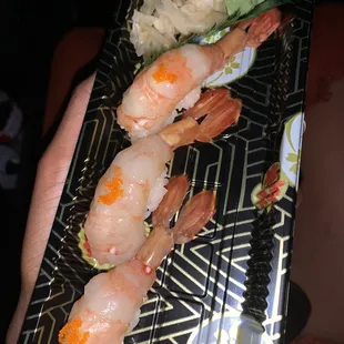 Sweet Shrimp Sushi