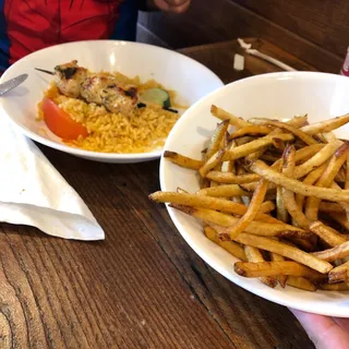 Kid's Chicken Skewer Meal