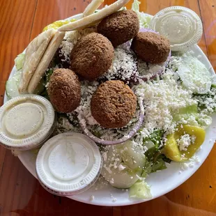 Greek Salad with FALAFEL