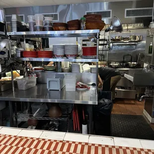 View of the kitchen