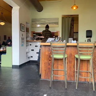 Bar and kitchen window