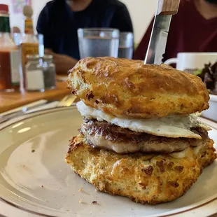 Sausage and biscuits