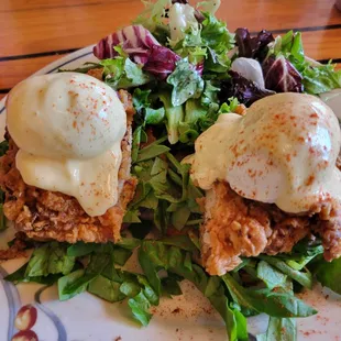 Fried Chicken Benedict