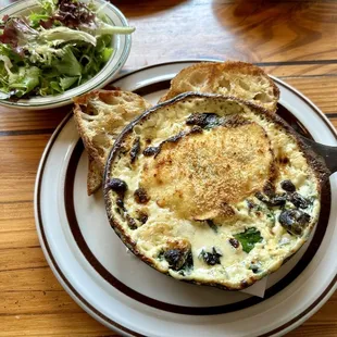 Bacon and Spinach Skillet