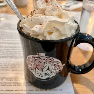 The BFK: Bailey's, Frangelico, Kahlua, coffee, and whipped cream