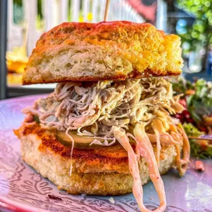Chicken Biscuit Sandwich (IG: @foodwithbros)