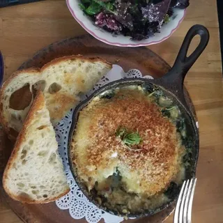 Bacon and Spinach Skillet