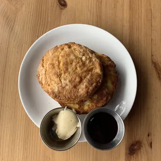 Biscuit with Sage Maple Butter