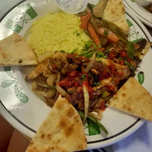 Chicken Shawarma Bowl made spicy for me