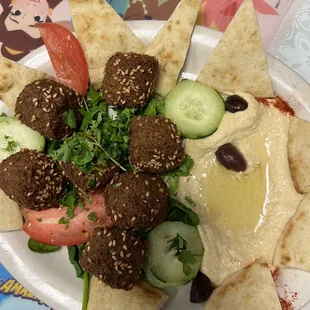 Falafel appetizer