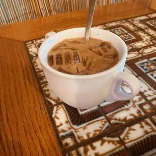 Iced Caramel Cafe Con Leche