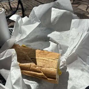 Egg, cheese and chorizo