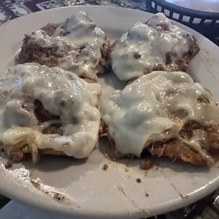 Loaded tostones were yummy
