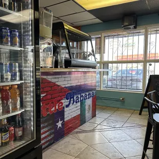 the inside of a mexican restaurant