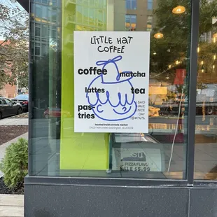 Front of their new location