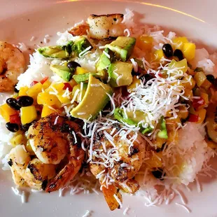 Cuban Rice Bowl w/ Jerk Shirmp