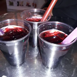 Hibiscus tea sample!