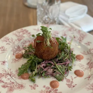 Crab cake salad