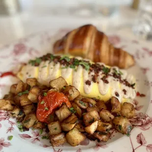 Omelet carbonara