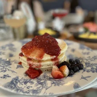 strawberry pancakes