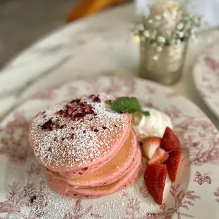 Rose pancakes